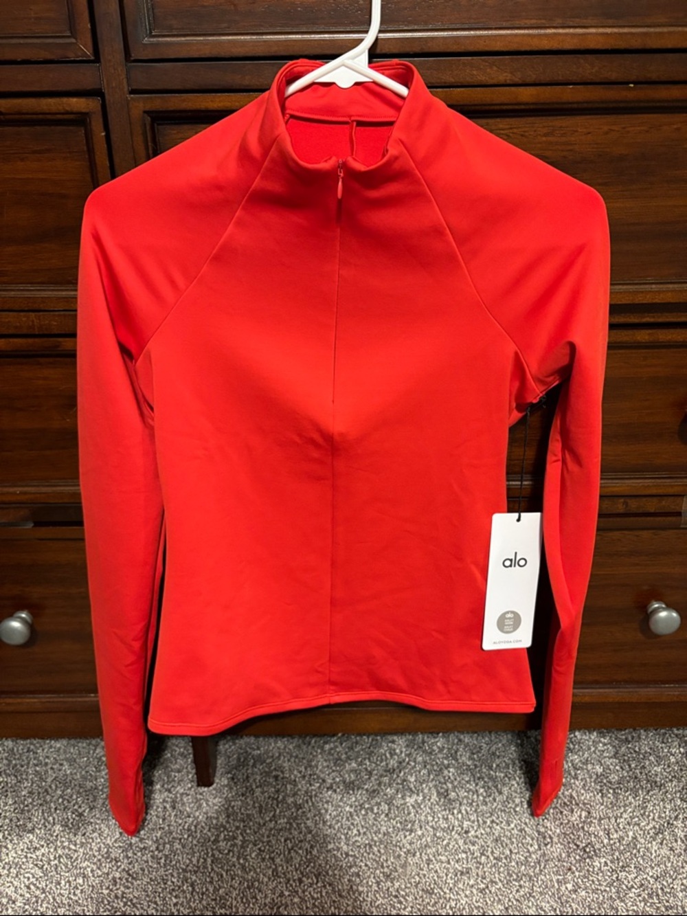 Alo Airlift Winter Warm 1/4 Zip Long Sleeve
